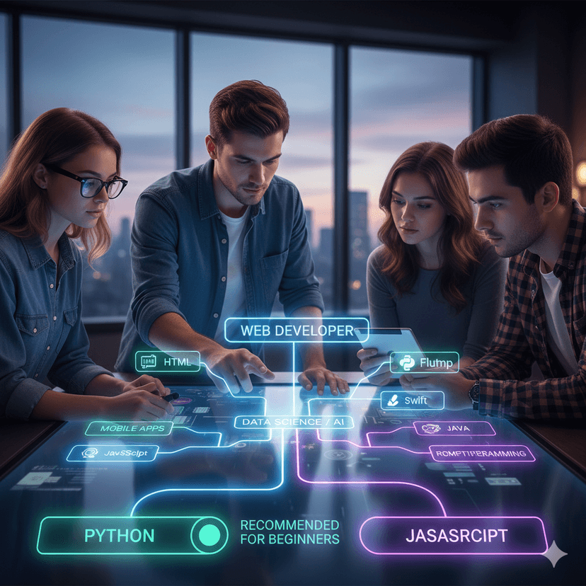 Exit sign with arrow